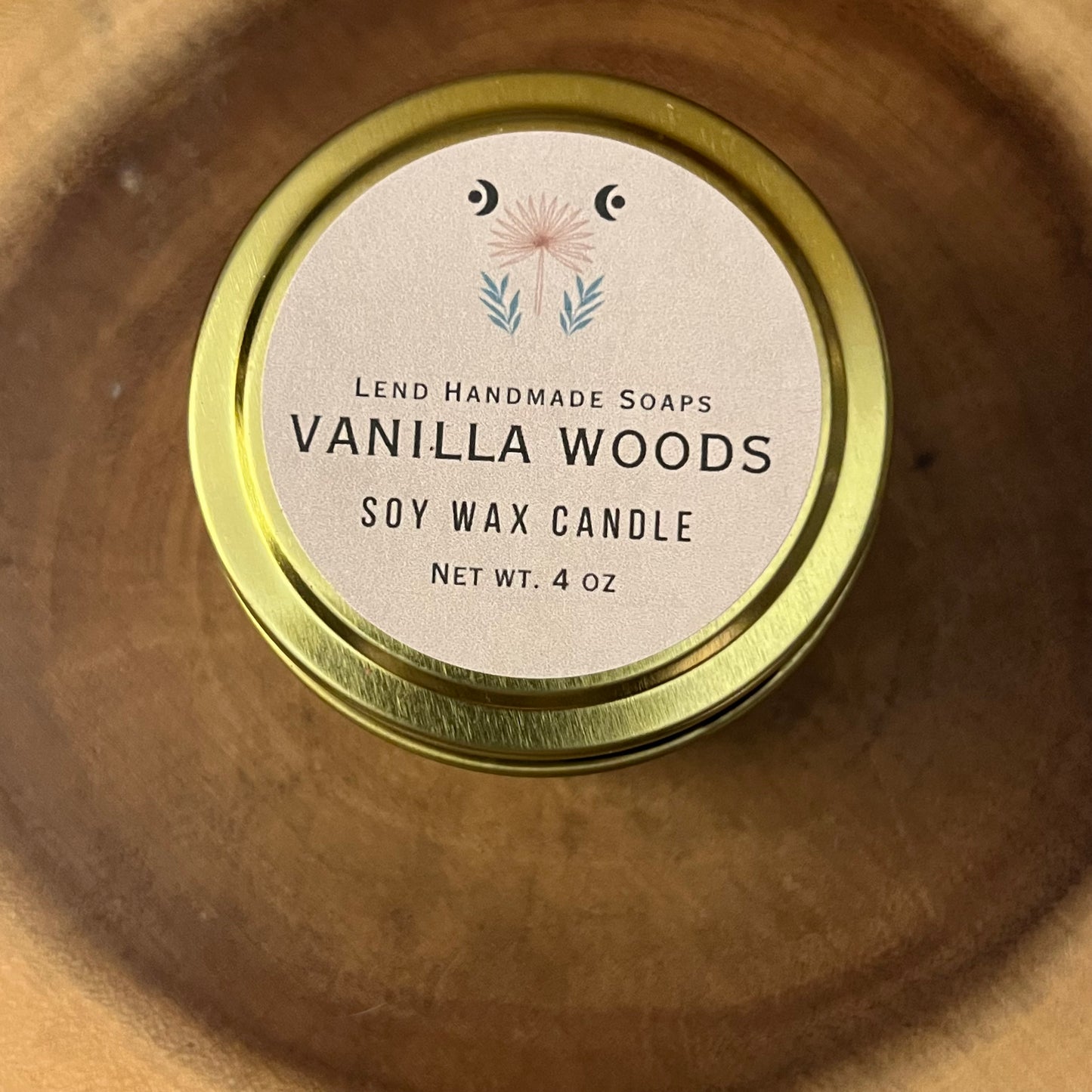 Vanilla Woods Soy Wax Candle