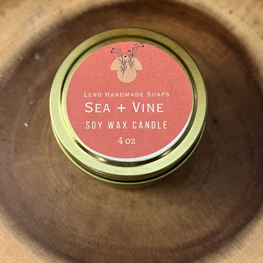 Sea & Vine- Soy Wax Candle