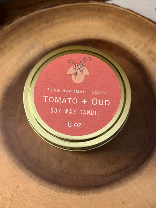 Tomato & Oud- Soy Wax Candle