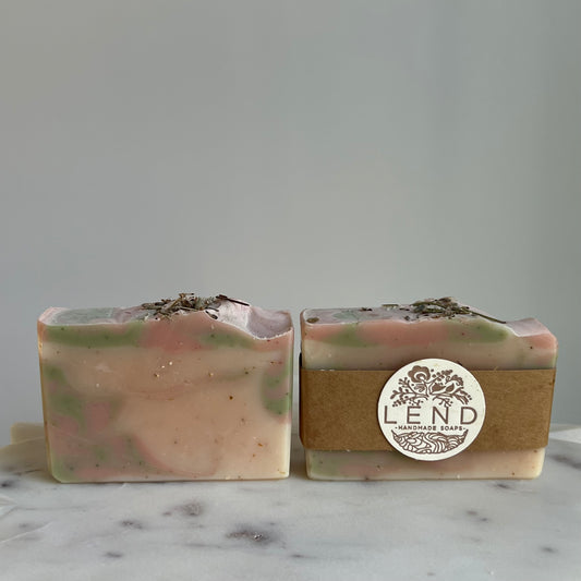 Lavender Lemongrass Oats Natural Cold Process Soap