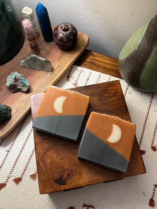 Calming Lavender Moon Soap – Natural Cold Process with Essential Oils