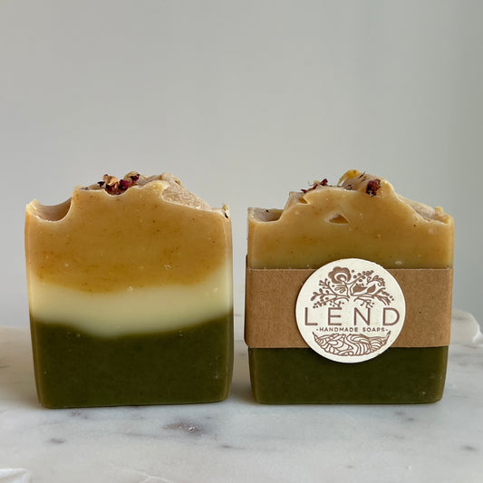 Golden Blossom Natural Cold Process Soap